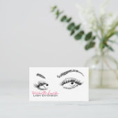 Maquillage Artiste Lashes Brows Carte de rendez-vo (Debout devant)
