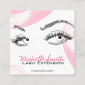 Maquillage Artiste Lashes Brows Carte de rendez-vo (Devant)