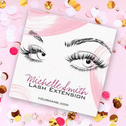 Maquillage Artiste Lashes Brows Carte de rendez-vo
