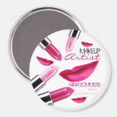 Maquillage Artiste Magnet rond (Recto/Verso)