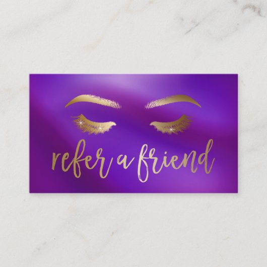 Maquillage Artiste Purple & Gold Référence (Devant)