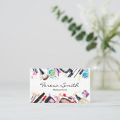 Maquillage Artiste Salon Carte de visite de beauté (Debout devant)