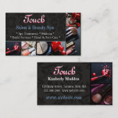 Maquillage Artiste Spa Salon Carte de visite de be (Devant / Derrière)