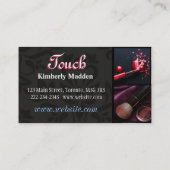 Maquillage Artiste Spa Salon Carte de visite de be (Dos)