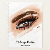 Maquillage Artiste Yeux Brown Lashes (Devant)