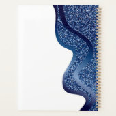 Maquillage avec effet bleu foncé (Dos)