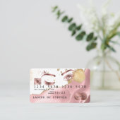 Maquillage Carte de crédit Stylisé Blush Pink Agat (Debout devant)