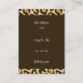 Maquillage Carte de visite (Dos)