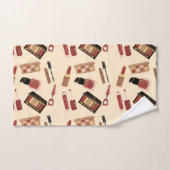 Maquillage Cosmétique Beauté Motif Cosmetologie (Serviette à main)