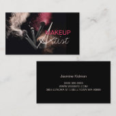 Maquillage, Cosmetologie, Carte de visite de salon (Devant / Derrière)