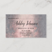 Maquillage de beauté Artiste Carte de rendez-vous (Dos)