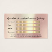 Maquillage de l'extension Blush Lashes du certific (Dos)