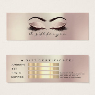 Maquillage de mèches de rose de certificat-prime