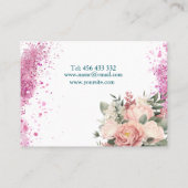 maquillage design carte de visite avec parties sci (Dos)