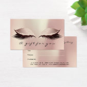 Maquillage d'extension Blush Lash Rose de certific (Bureau)