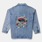 Maquillage d'oeil bleu Denim Jacket (Verso)