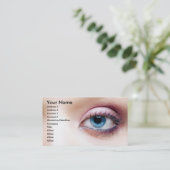 maquillage d'oeil de modèle de carte de visite (Debout devant)