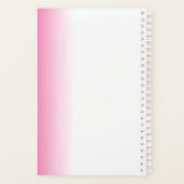 Maquillage et cheveux blanc rose et gris (Dos)