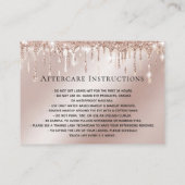 Maquillage Eyebrow Eyes Lash Gold Drivers Carte de (Dos)