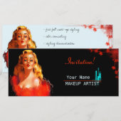 Maquillage - Invitation (Devant / Derrière)