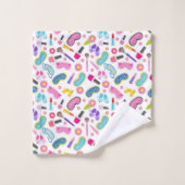 Maquillage mignon et féminin (Gant de toilette)