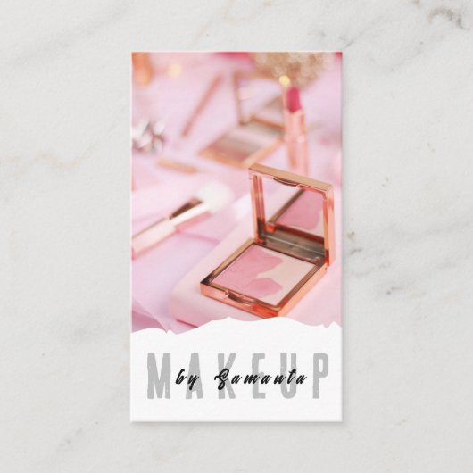 Maquillage PMU Microbling Henna Salon Carte de vis (Devant)