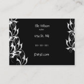 maquillage rose Cartes de visite (Dos)