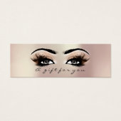 Maquillage Rose de certificat cadeau Gold Lashes (Devant)