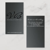 Maquilleur - cartes de visite (Devant / Derrière)