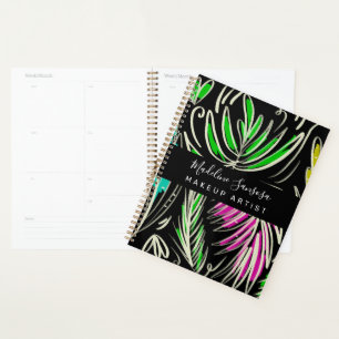 Maquilleuse Bright Jungle Doodles Noir