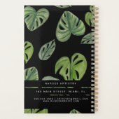 Maquilleuse Jungle Verdure Aquarelle Monstera (Dos)
