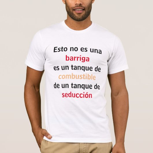 máquina de seducción t-shirt (Voorkant)