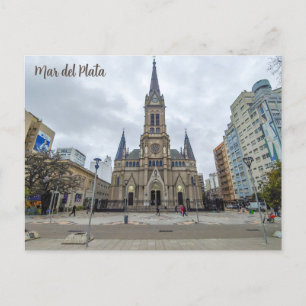 Mar del Plata, Argentinië, Basiliek Los Santos Briefkaart