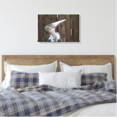 Marabou Stork Canvas Afdruk (Insitu (Slaapkamer))