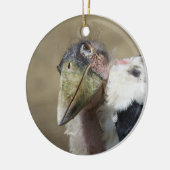 Marabou Stork Portrait Keramisch Ornament (Links)