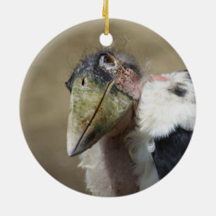 Marabou Stork Portrait Keramisch Ornament