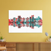 Maracaibo Venezuela Skyline Canvas Afdruk (Insitu (Woonkamer))