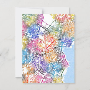 Maracaibo Venezuela Stadsplattegrond Briefkaart