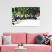Maracas Beach - Trinidad - Toile Art - Pirogues (Insitu(Salon))