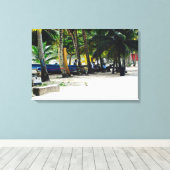 Maracas Beach - Trinidad - Toile Art - Pirogues (Insitu (Plancher de Bois))