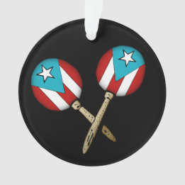 Maracas du drapeau Porto Rico