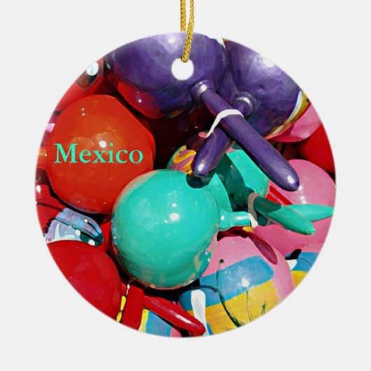 Maracas Keramisch Ornament (Voorkant)