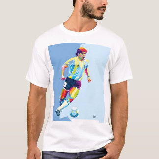 Maradona legendarische voetballer t-shirt