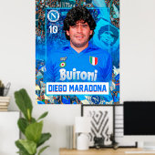 Maradona Poster (Thuiskantoor)