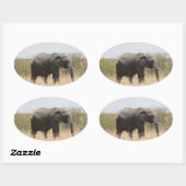 maragelefant ovale sticker (Vel)