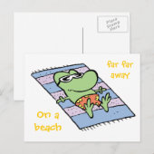 Marais Mort La Carte Postale De La Grenouille (Devant / Derrière)