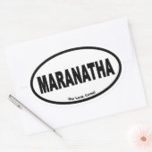 Maranantha Euro Stijl Ovale Sticker (Envelop)