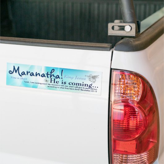 Maranatha Bumpersticker (Op Truck)