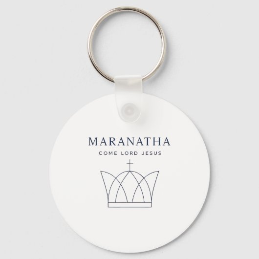 Maranatha Christian Modern Minimalist Sleutelhanger (Voorkant)