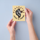 Maranatha Jesus is coming  Flyer (Hand)